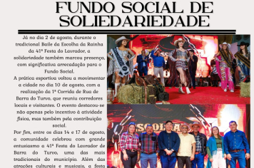 Solidariedade em Ação em Barra do Turvo