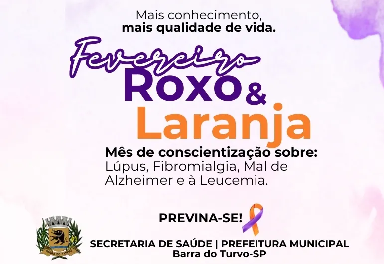 Fevereiro Roxo e Laranja: Conscientização para o Cuidado Integral com a Saúde